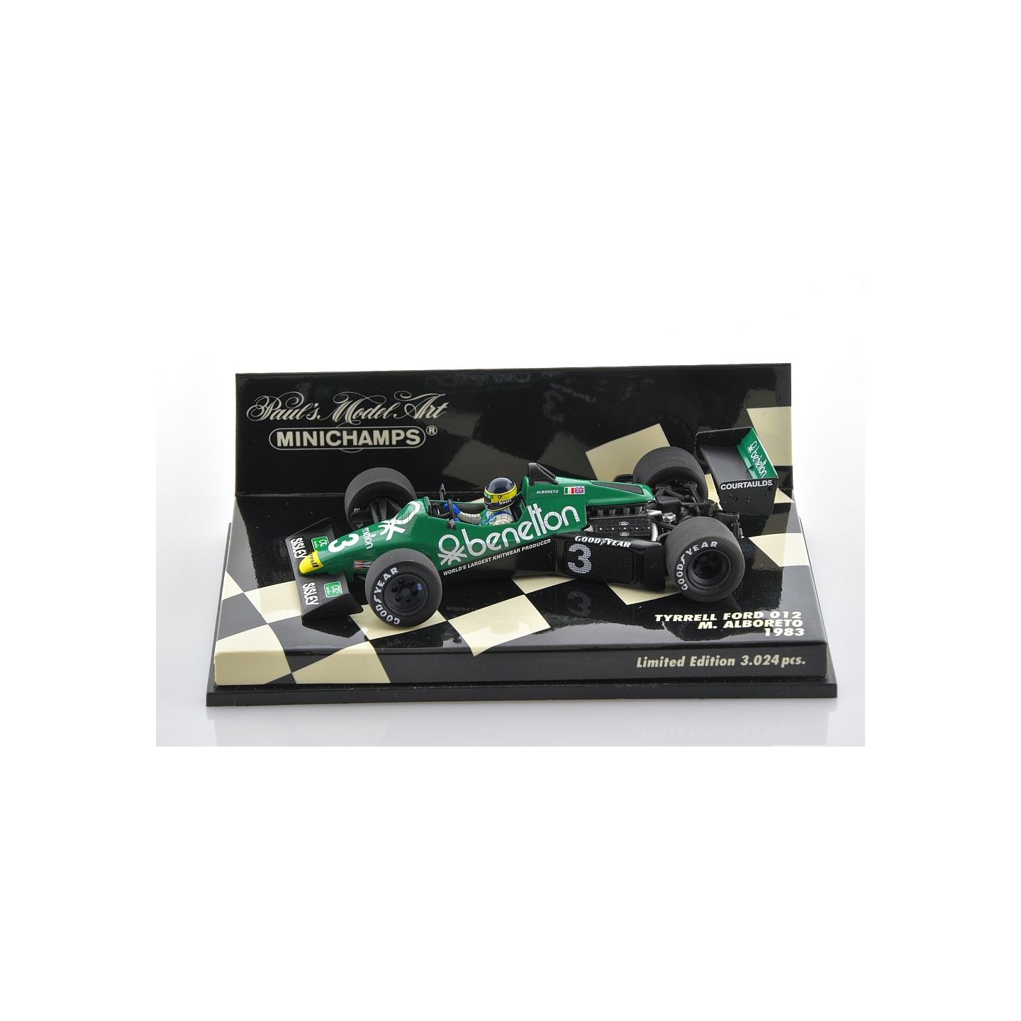 TYRRELL FORD 012 GP 1983 M. ALBORETO 1/43