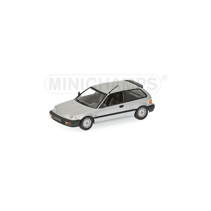 HONDA CIVIC 1990 PLATEADO 1/43