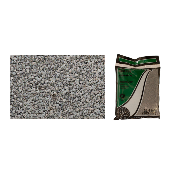BALASTO O GRAVA FINA GRIS WOODLAND SCEENICS B75