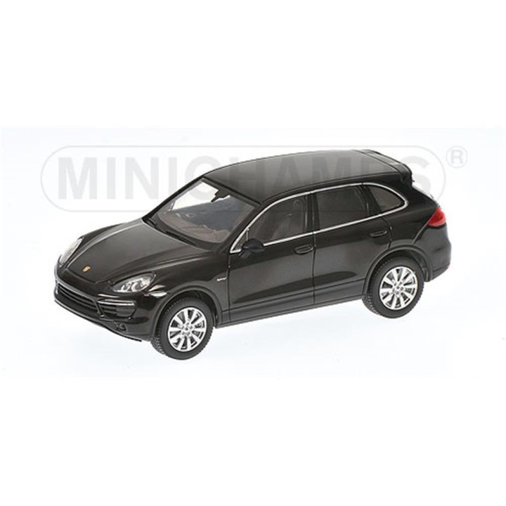 PORSCHE CAYENE HYBRID 2010 NEGRO 1/43