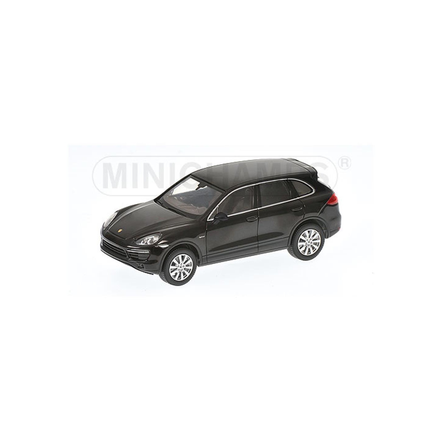 PORSCHE CAYENE HYBRID 2010 NEGRO 1/43