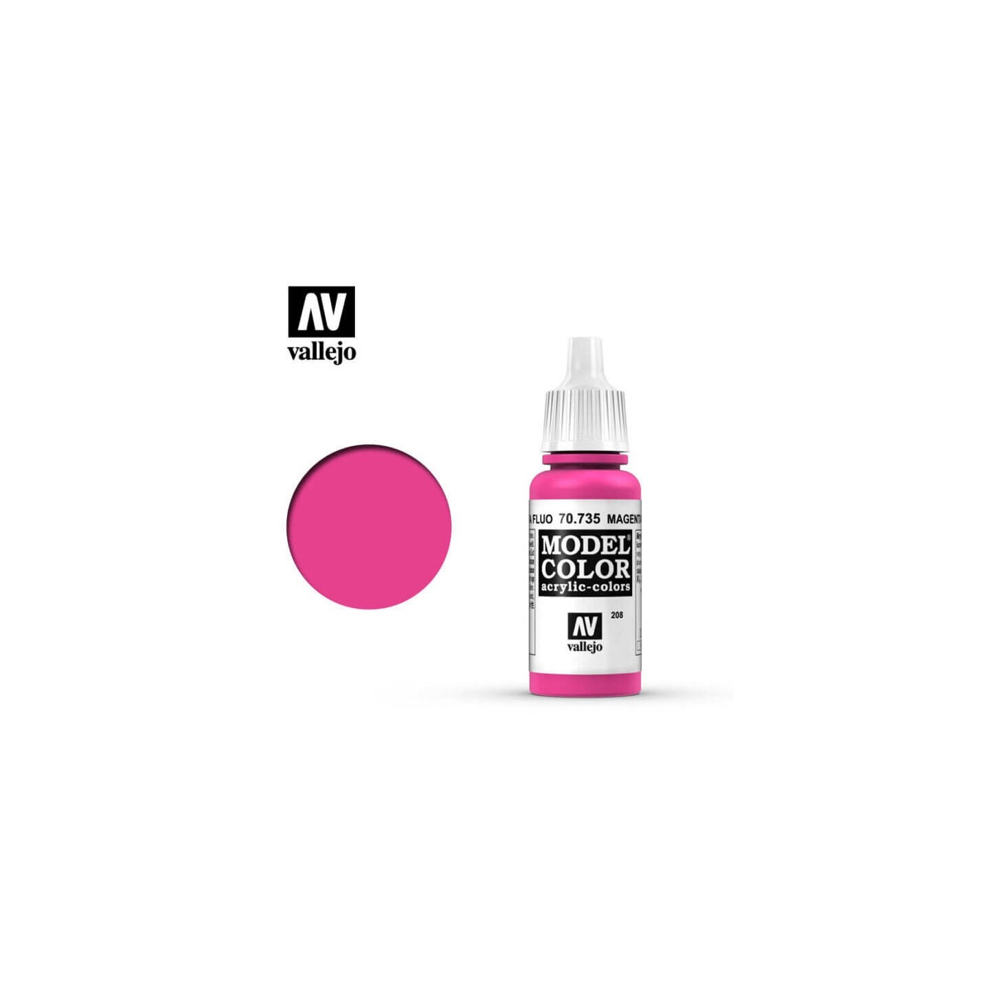 MAGENTA FLUO VALLEJO 70735