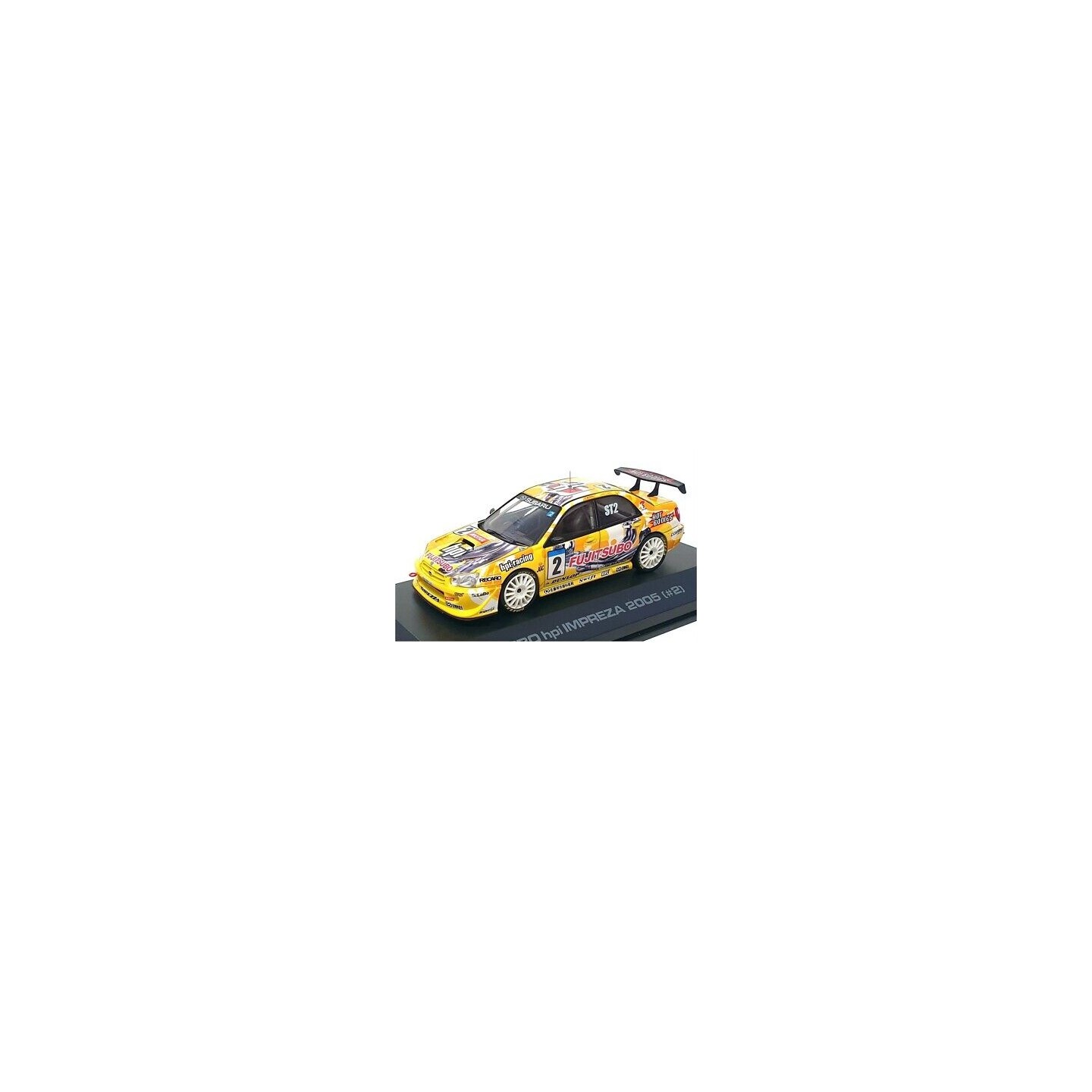 HPI IMPREZA 2005 AMARILLO 1/43