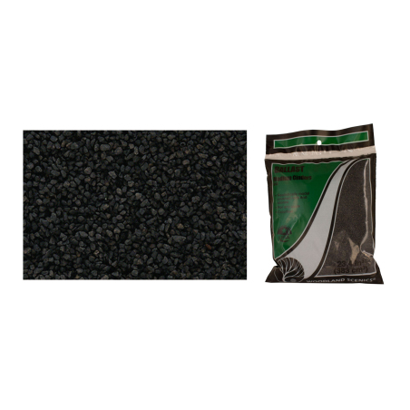 BALASTO O GRAVA MEDIA NEGRA CLARO WOODLAND SCEENICS B83