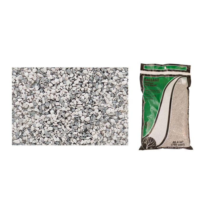 BALASTO O GRAVA MEDIA MEZCLA GRIS WOODLAND SCEENICS B94