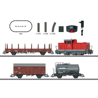 SET INICIO LOCOMOTORA DIESEL CON SONIDO MARKLIN 29469 ESCALA H0