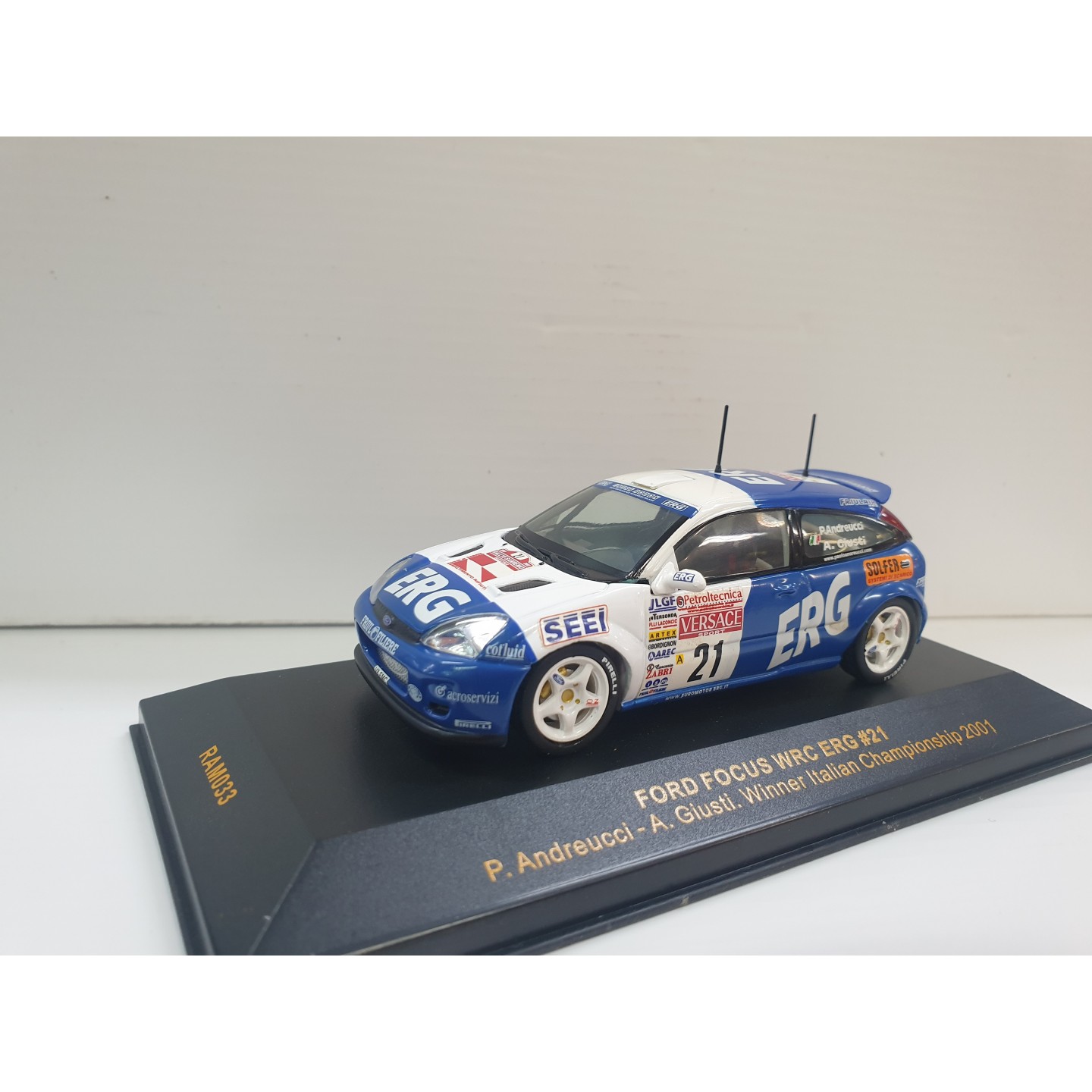 FORD FOCUS WRC ERG 21 2001 1/43