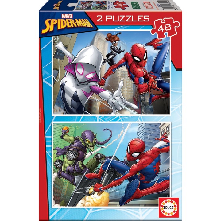 PUZZLE 2X48 SPIDER-MAN EDUCA 18099