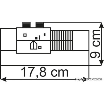 ESTACIÓN DE TREN ÉPOCA III KIBRI 37757 ESCALA N