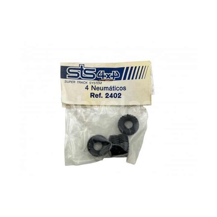 4 NEUMATICOS 4X4 18,3 x 9,8 MM SCALEXTRIC STS 2402 ESCALA 1/32