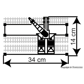 PLANTA CON GRUA PARA CARGA DE CARBÓN KIBRI 37442 ESCALA N