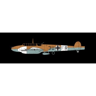MESSERSCHMITT BF110E TROP AIRFIX 1/72