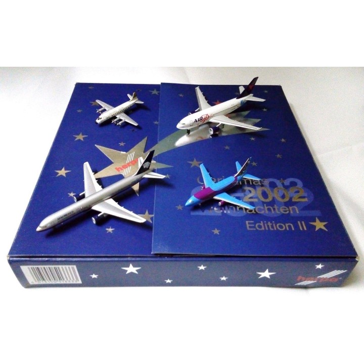 SET CRHRISTMAS 2002 HERPA 1/500