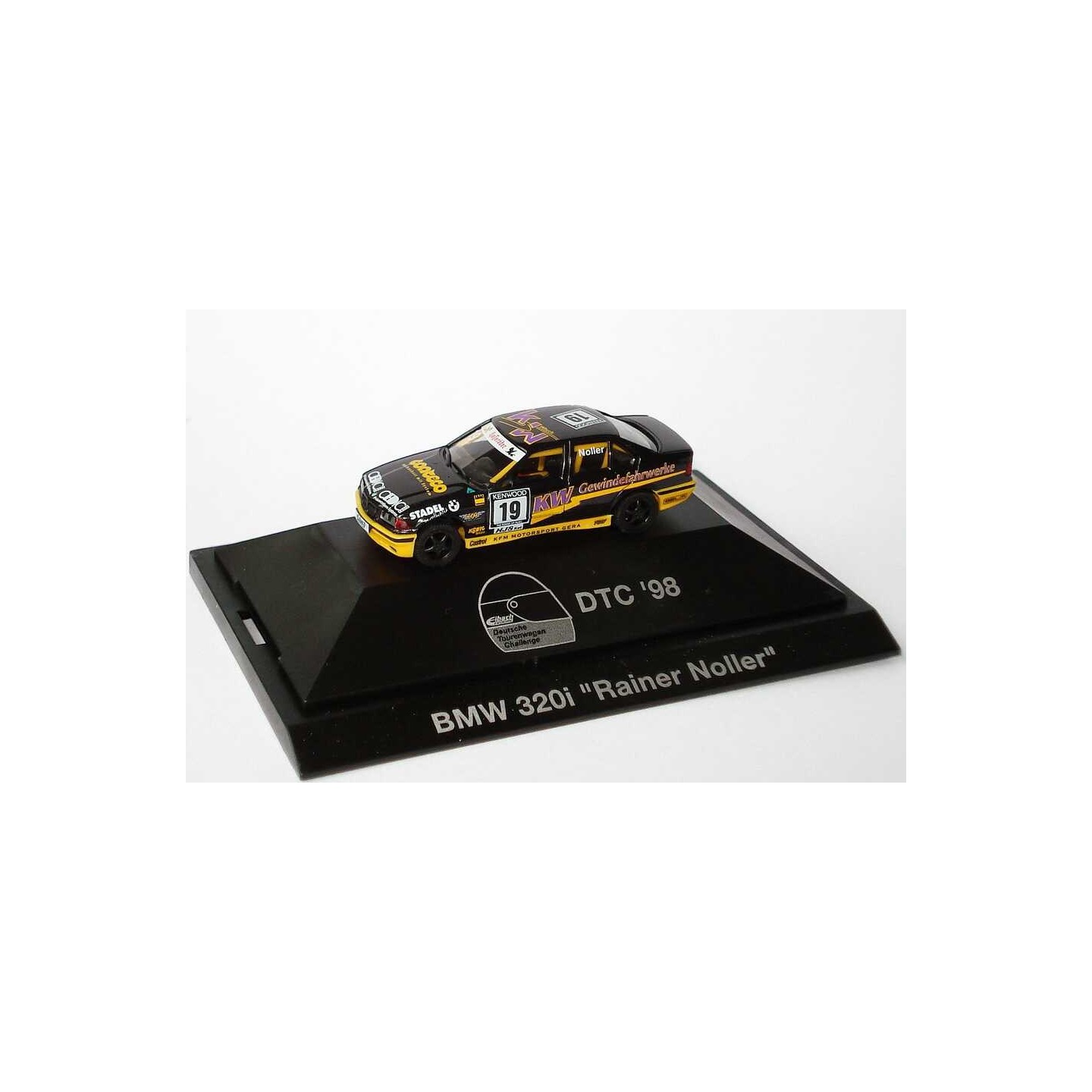 BMW 320I NEGRO RAINER NOLLER" HERPA 1/87"