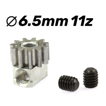 PIÑON EXTRAIBLE 11D M50 6,5mm SCALEAUTO SC1071E65
