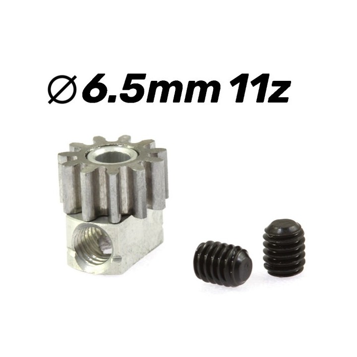 PIÑON EXTRAIBLE 11D M50 6,5mm SCALEAUTO SC1071E65