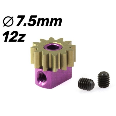 PIÑON EXTRAIBLE 12D M50 7,5mm SCALEAUTO SC1072E75