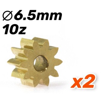 PIÑON ERGAL 10D 6,5mm PARA EJE DE 2mm SCALEAUTO SC1093E65