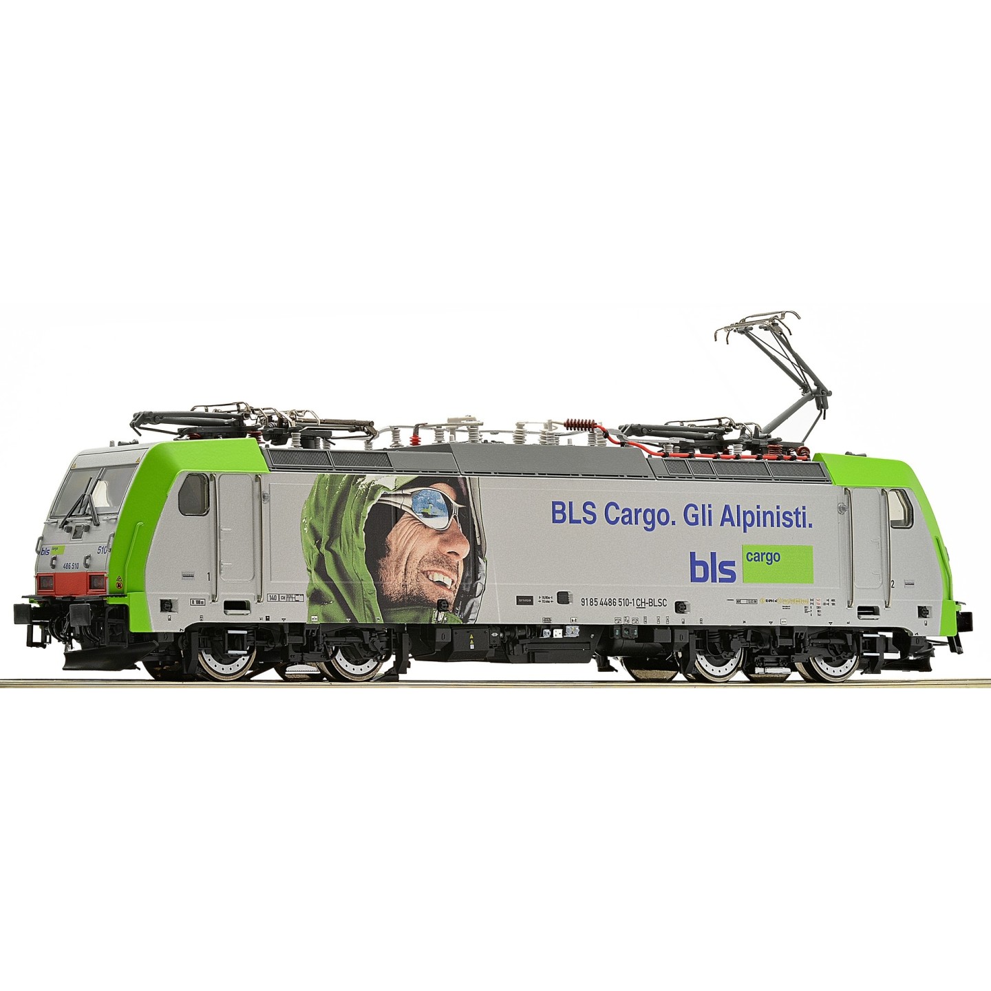 LOCOMOTORA ELECTRICA BR 486 BLS CARGO DIGITAL ROCO 79651 ESCALA H0 AC