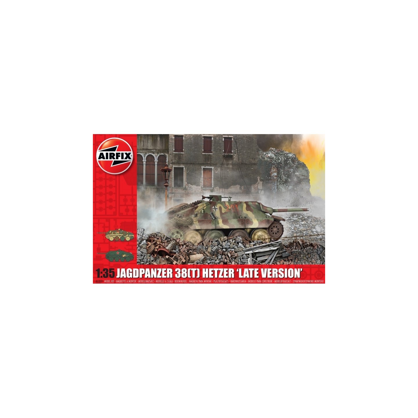 JAGDPANZER 38 HETZEWR LATE VERSION " AIRFIX 1/35"