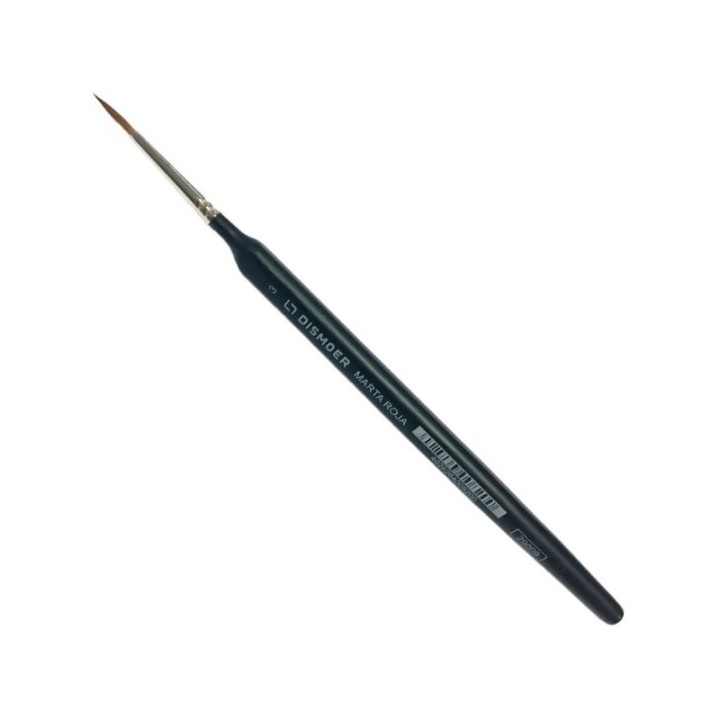 PINCEL MARTA ROJA MANGO TRIANGULAR Nº3