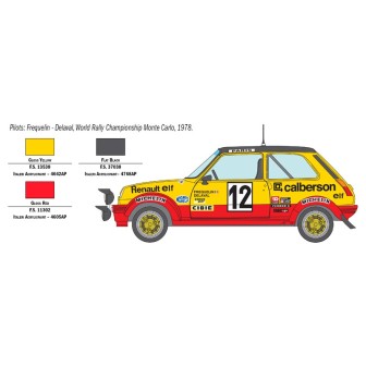 RENAULT R5 ALPINE RALLY ITALERI 1/24