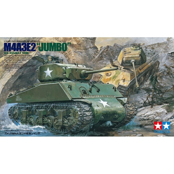 U.S. M4A3E2 JUMBO" TAMIYA 35139 ESCALA 1/35"
