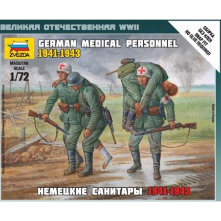 PERSONAL MEDICO ALEMAN ZVEZDA 1/72