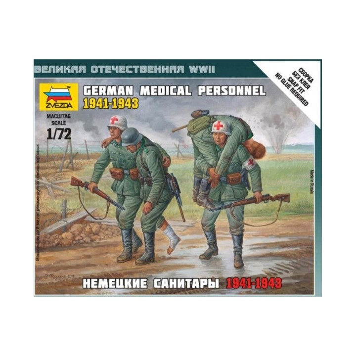 PERSONAL MEDICO ALEMAN ZVEZDA 1/72
