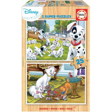 PUZZLE DISNEY ANIMALES 2X25 EDUCA18082