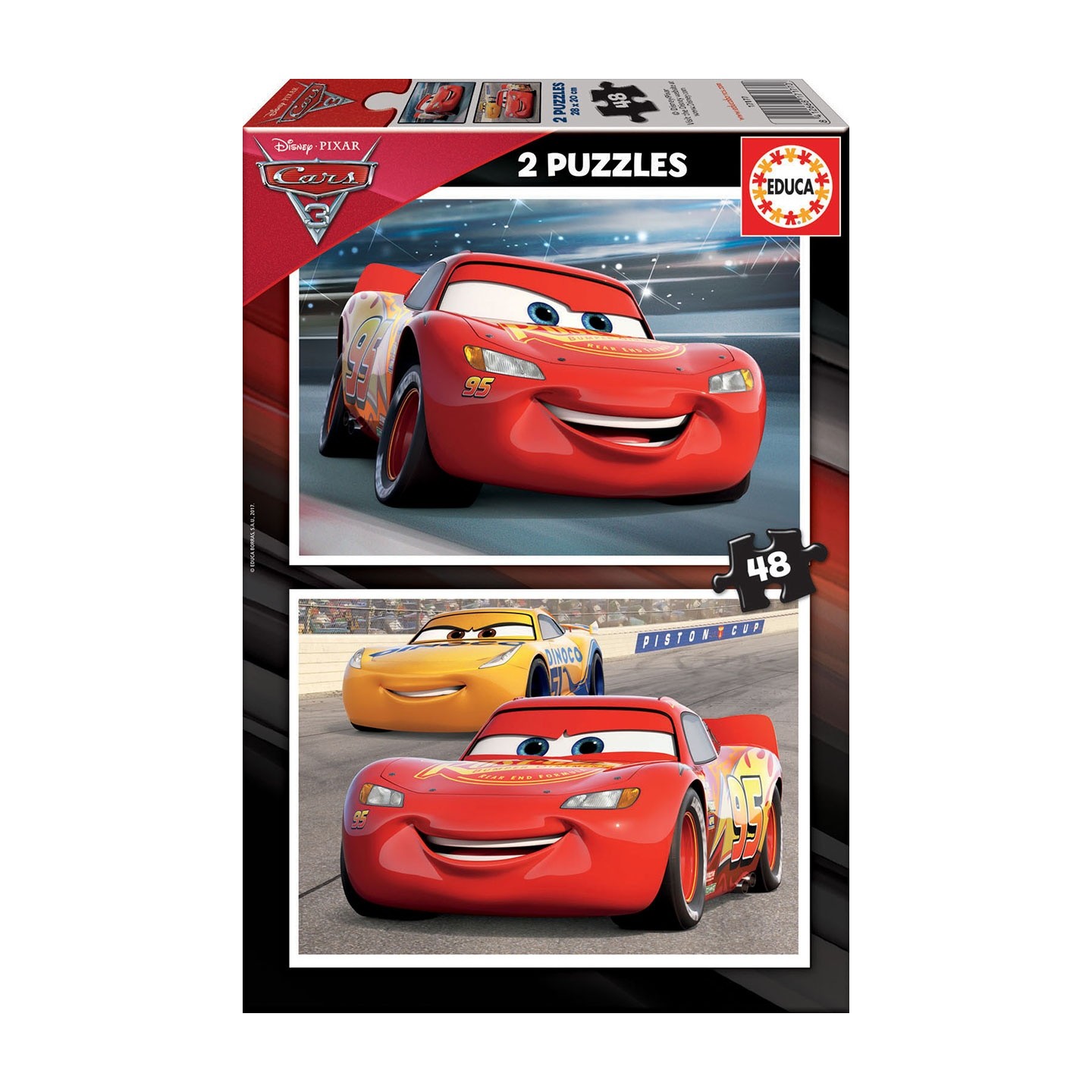 PUZZLE CARS 2X48 EDUCA 17177