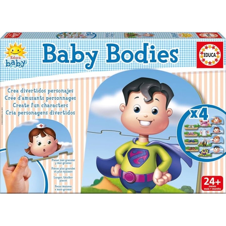 PUZZLES BABY BODIES EDUCA 16222