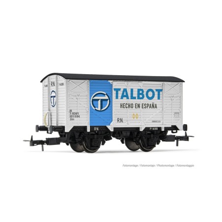 VAGON CERRADO TALBOT" NORTE ELECTROTREN HE6056 ESCALA H0"