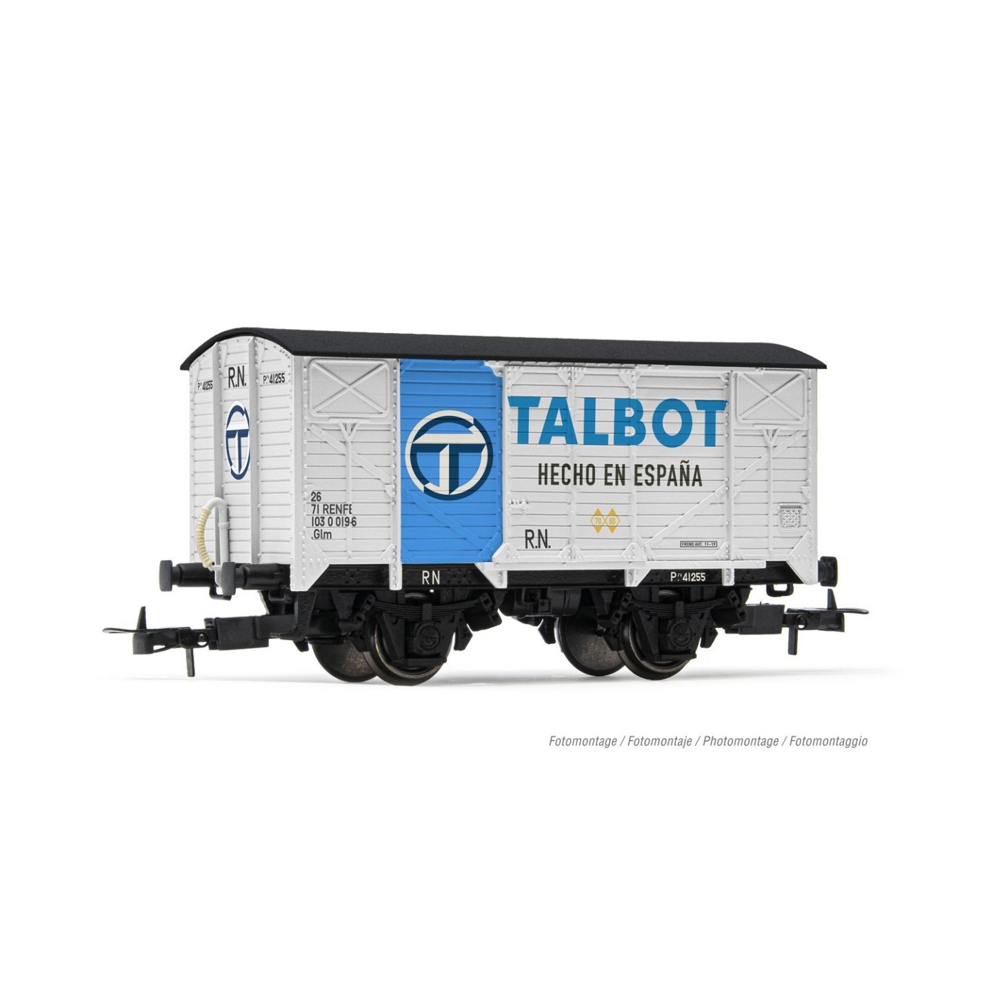 VAGON CERRADO TALBOT" NORTE ELECTROTREN HE6056 ESCALA H0"