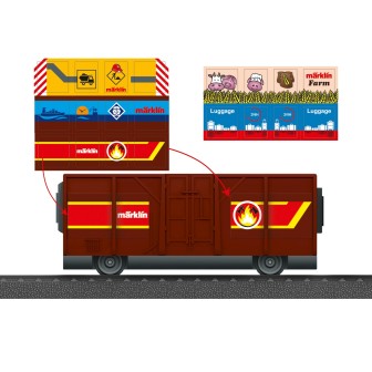 VAGON MERCANCIAS GONDOLA MARKLIN MY WORLD 44143