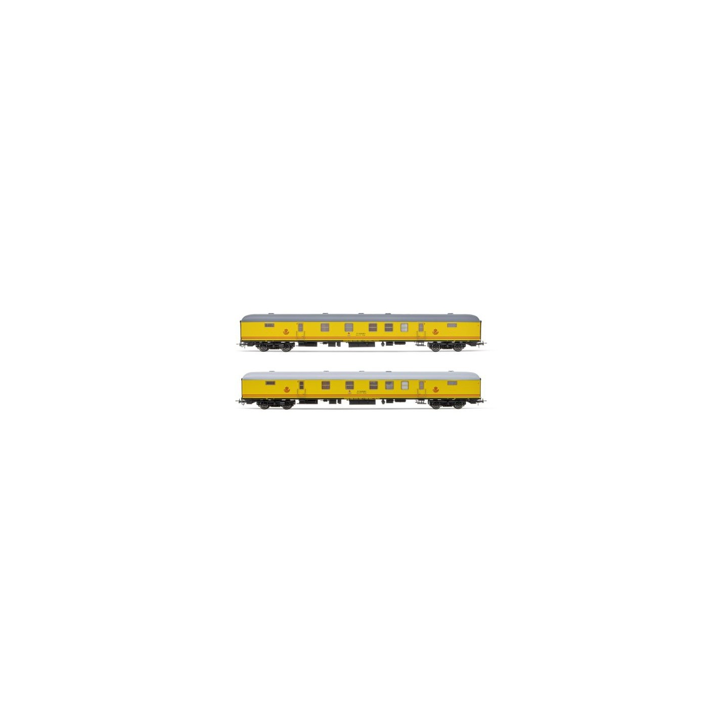 SET 2 FURGONES CORREOS RENFE DGDC-3000 ELECTROTREN HE4014 ESCALA H0