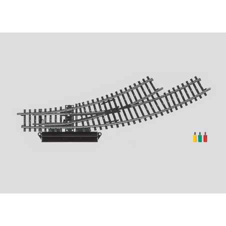 DESVIO CURVO IZQUIERDA ELECTRICO MARKLIN K 2268 ESCALA H0