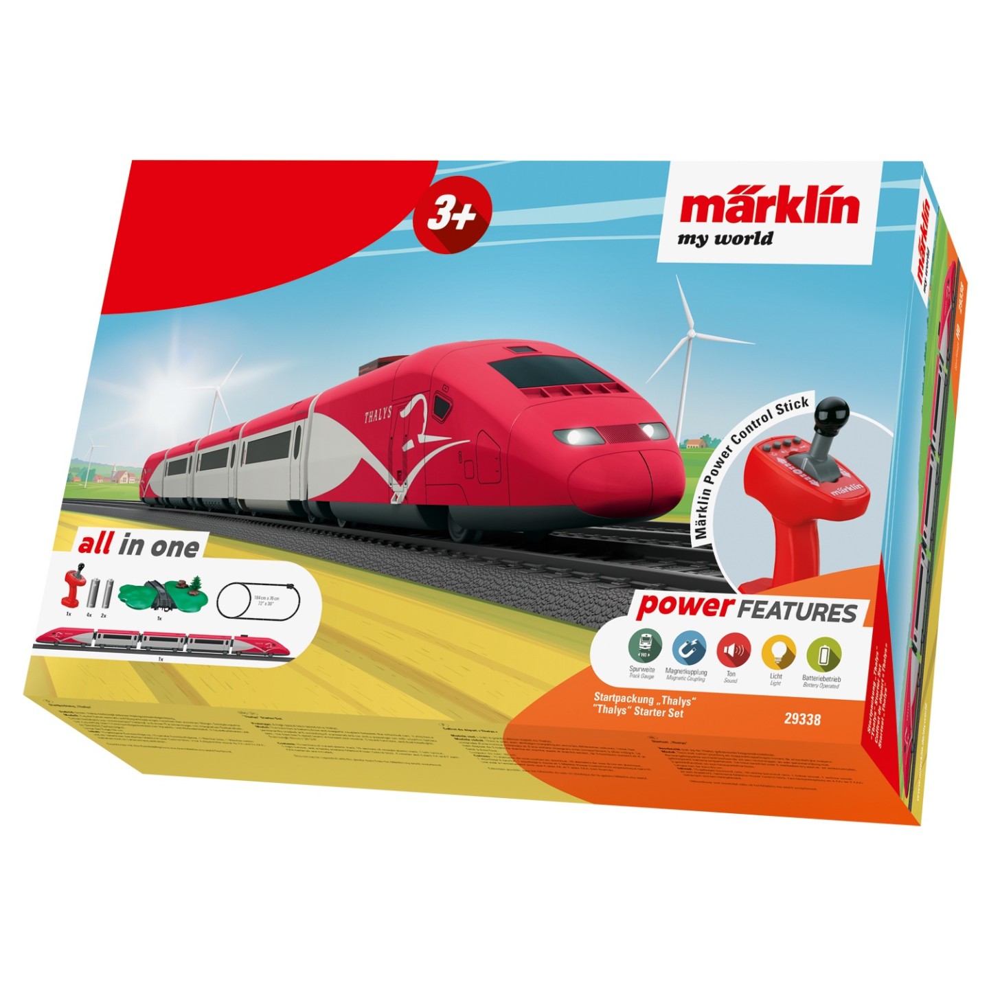 SET INICIO TREN THALYS MARKLIN MY WORLD 29338