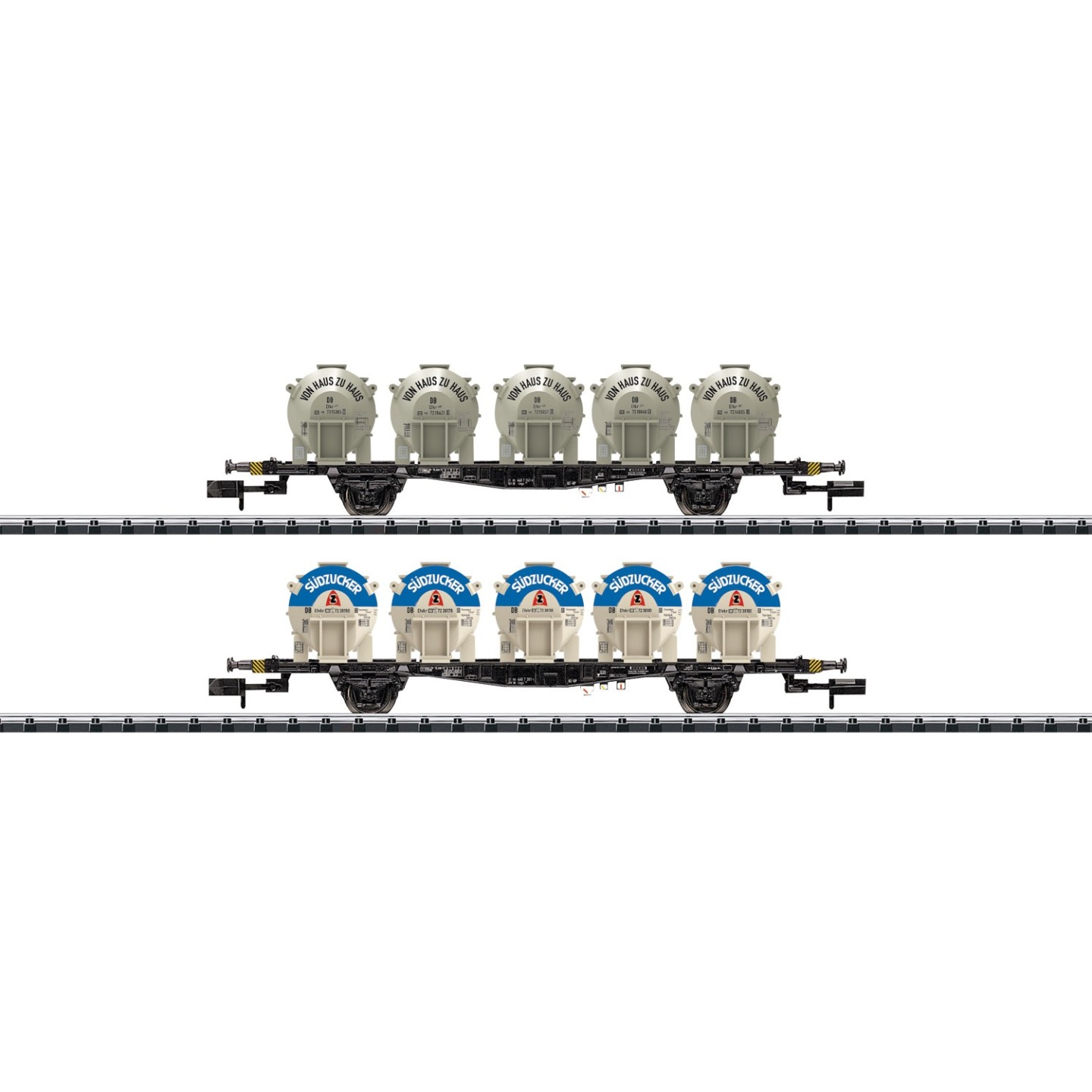 SET 2 VAGONES MERCANCIAS MINITRIX 15744 ESCALA N