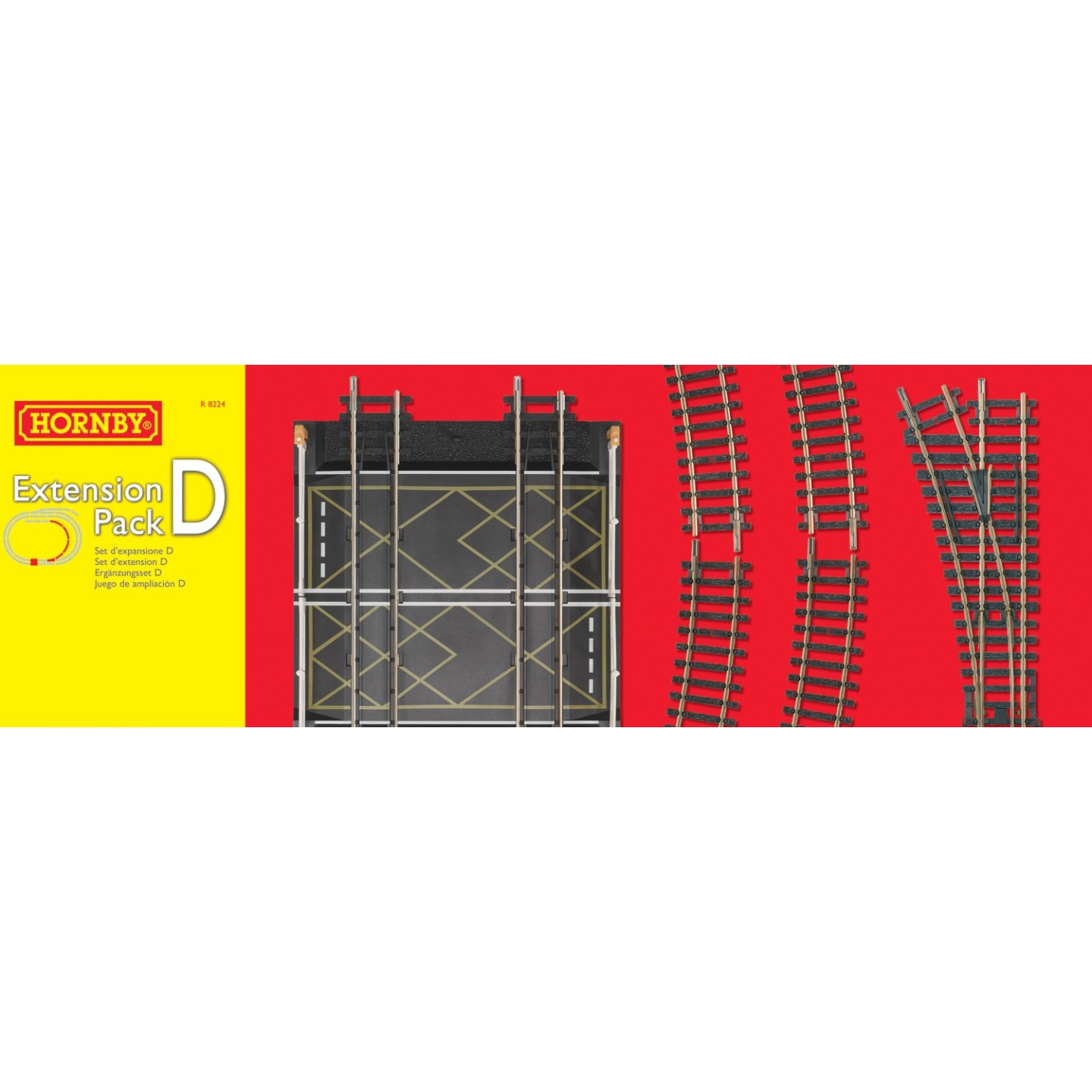 EXTENSION VIAS PACK D HORNBY 8224 ESCALA H0
