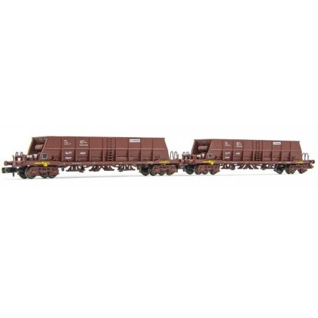 SET 2 VAGONES TOLVA RENFE TRANSFESA" ARNOLD HN6552 ESCALA N"