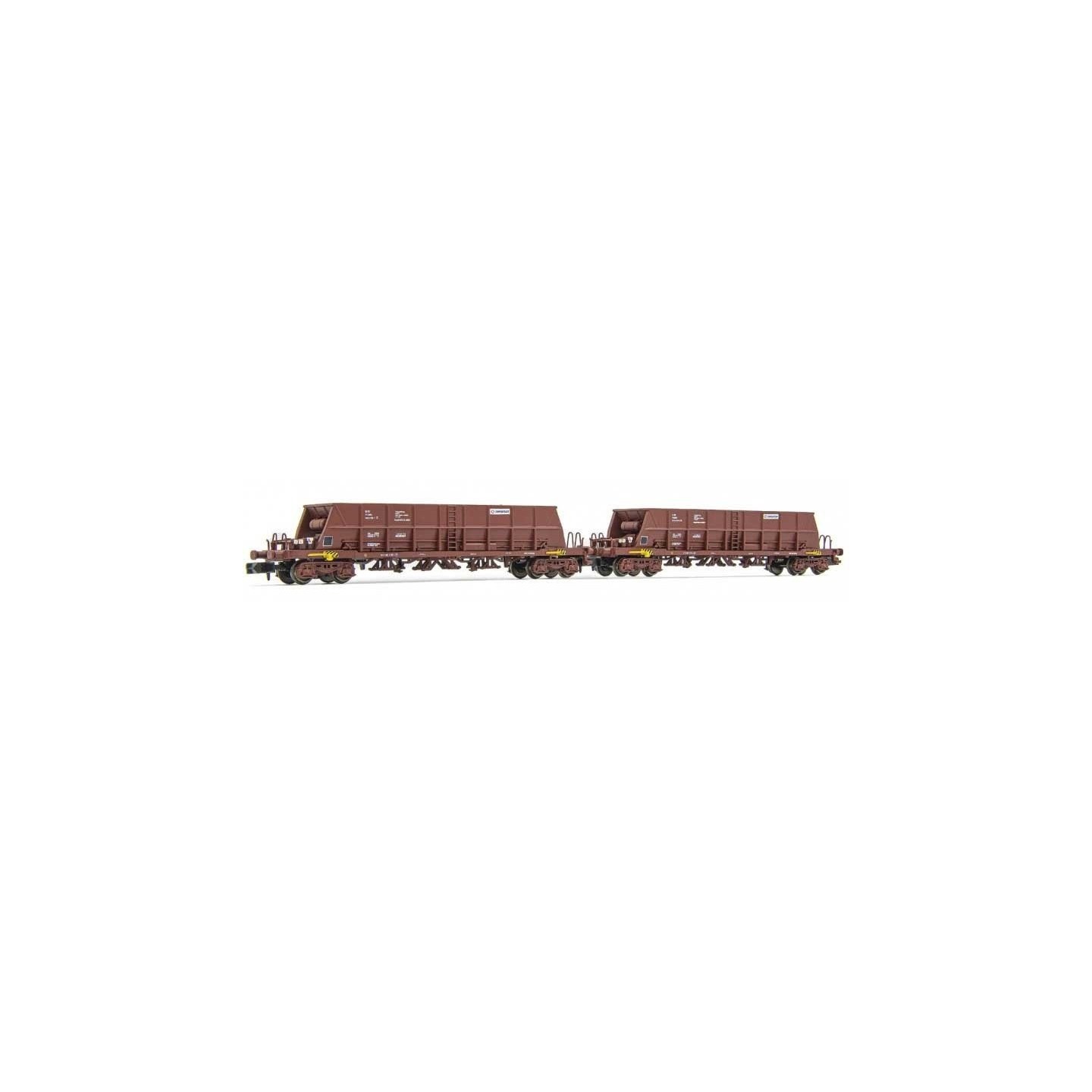 SET 2 VAGONES TOLVA RENFE TRANSFESA" ARNOLD HN6552 ESCALA N"