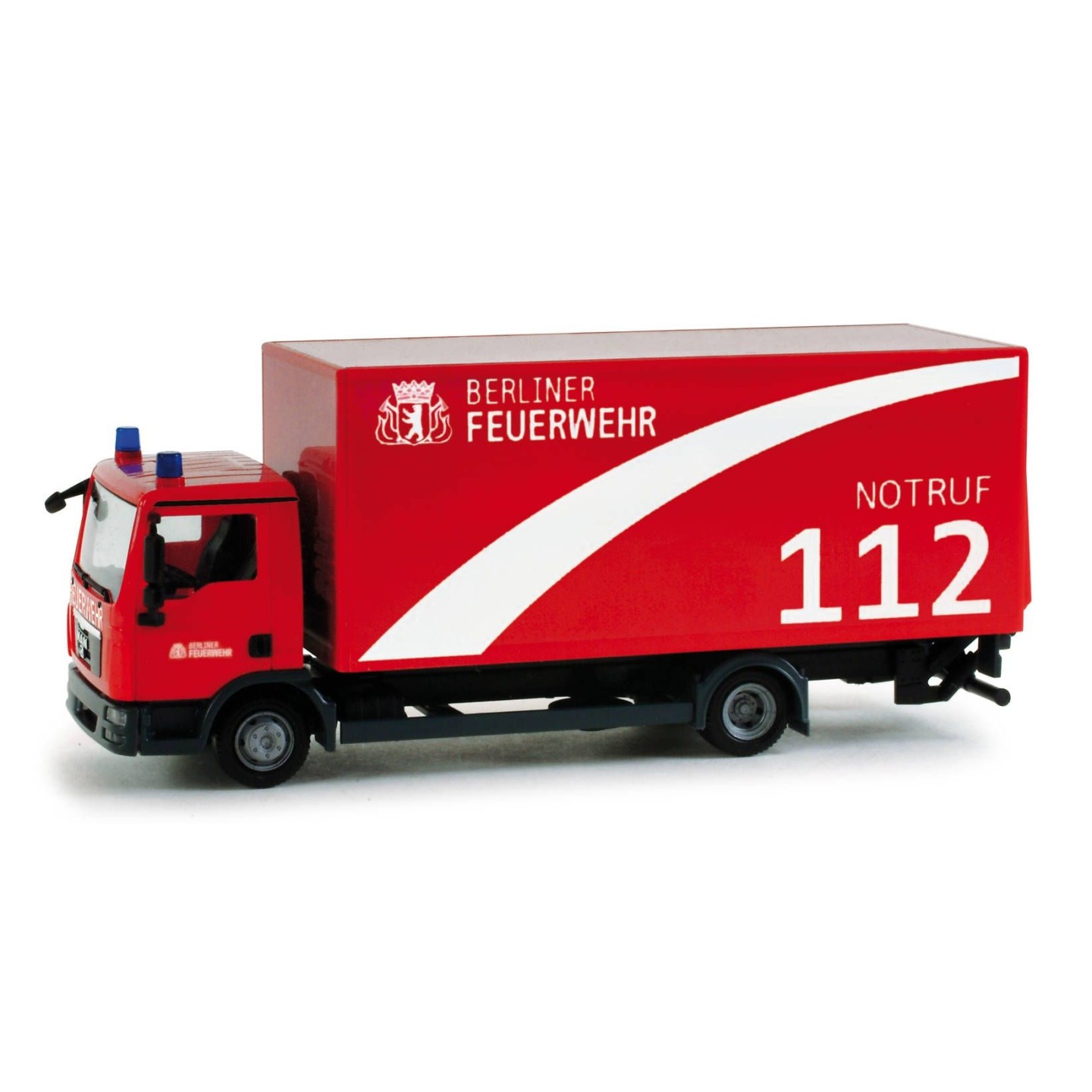 CAMIÓN MAN TGL BOMBEROS DE BERLIN HERPA 048996 ESCALA 1/87