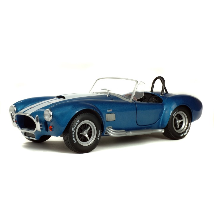 SHELBY AC COBRA 427 MKII 1965 AZUL METALIZADO SOLIDO S1850017 ESCALA 1/18