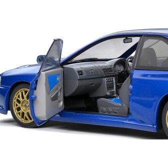 SUBARU IMPREZA 22B STI 1998 AZUL METALIZADO SOLIDO S1807401 ESCALA 1/18