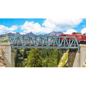PUENTE DE ACERO UNA VÍA 15cm VOLLMER 47800 ESCALA N