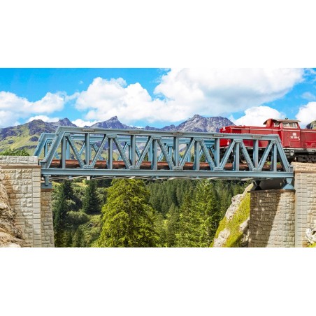 PUENTE DE ACERO UNA VÍA 15cm VOLLMER 47800 ESCALA N