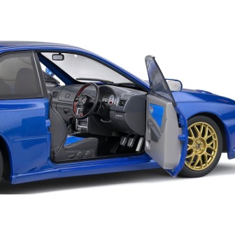 SUBARU IMPREZA 22B STI 1998 AZUL METALIZADO SOLIDO S1807401 ESCALA 1/18