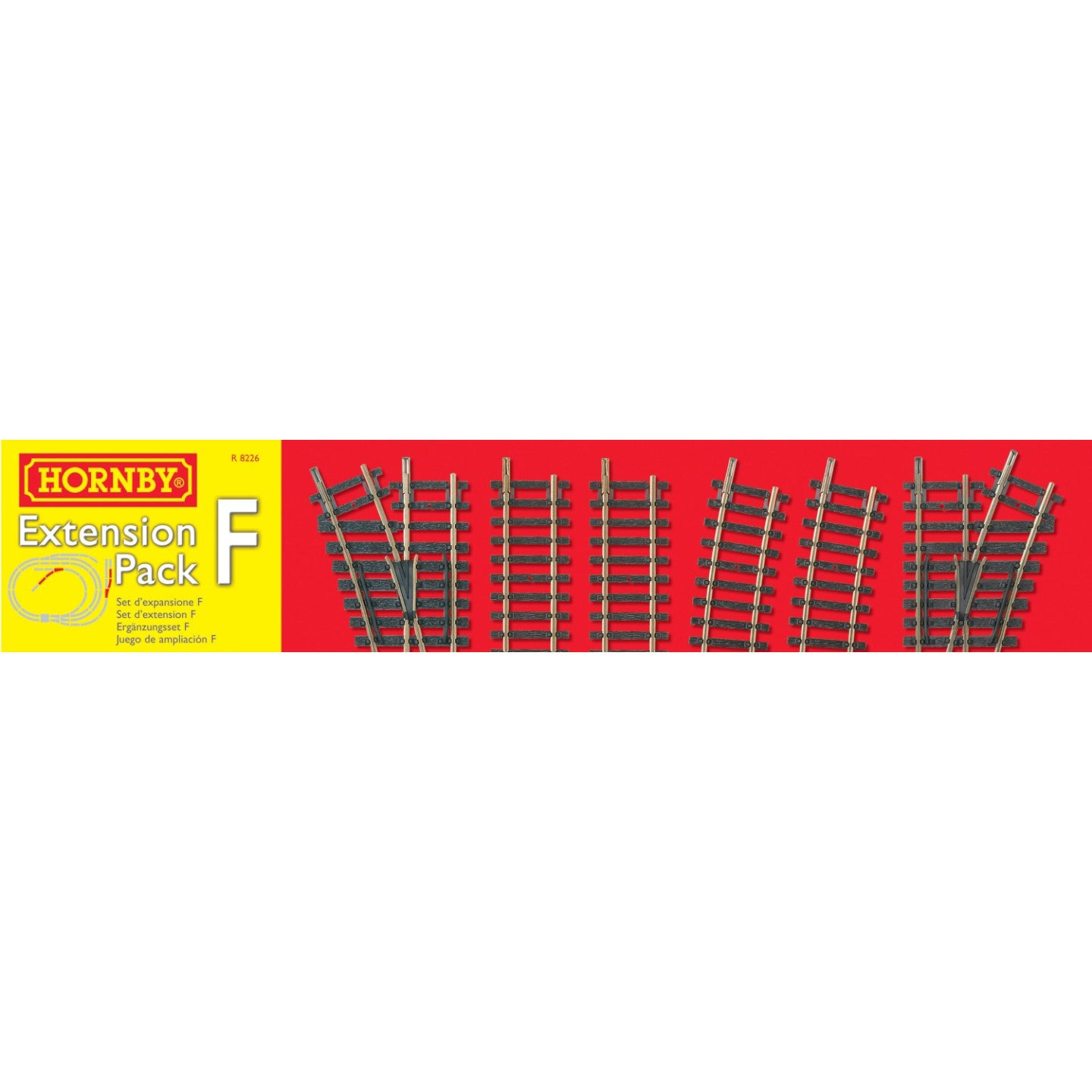 EXTENSION DE VIAS PACK F HORNBY R8226 ESCALA  H0