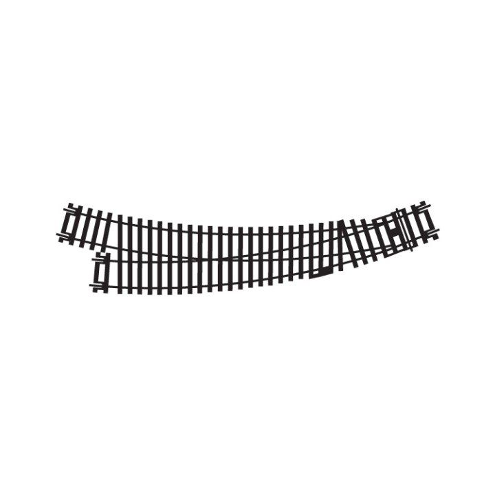 DESVIO CURVO MANUAL DERECHA HORNBY R8075 ESCALA H0